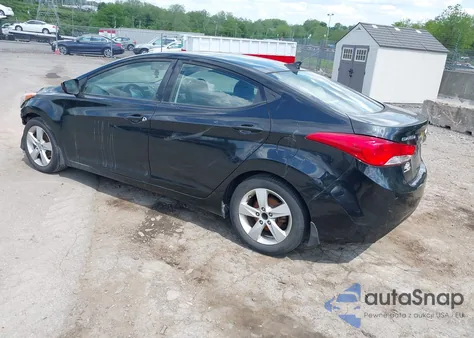 2013 Hyundai Elantra Gls z USA, uszkodzony, nr VIN 5NPDH4AE5DH416419